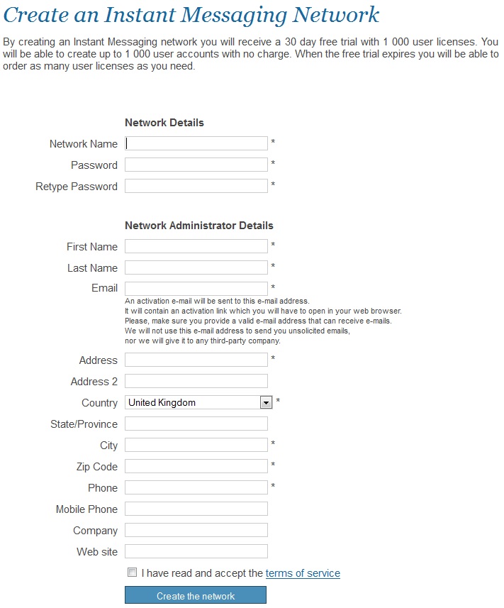 Sign Up