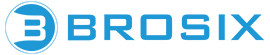 Brosix mono color logo for light background