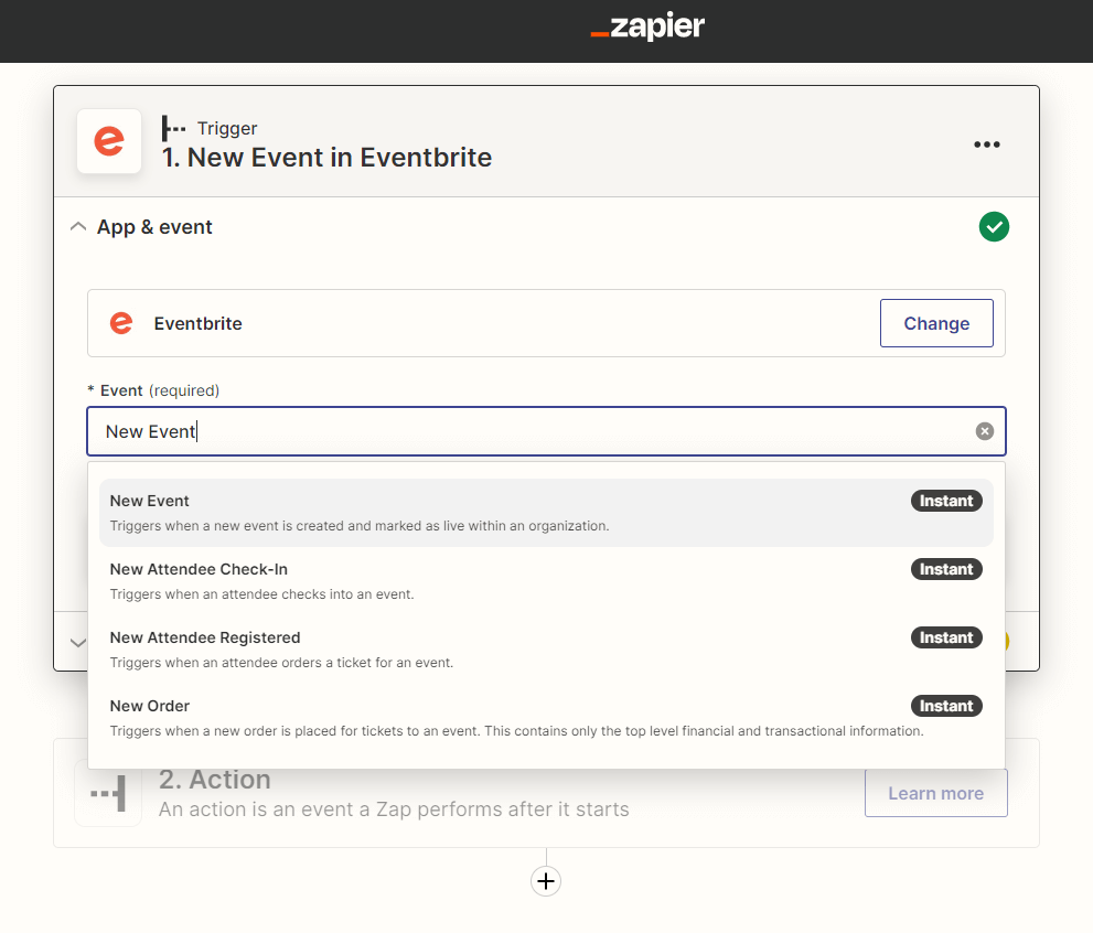 Brosix and Eventbrite Integration 2