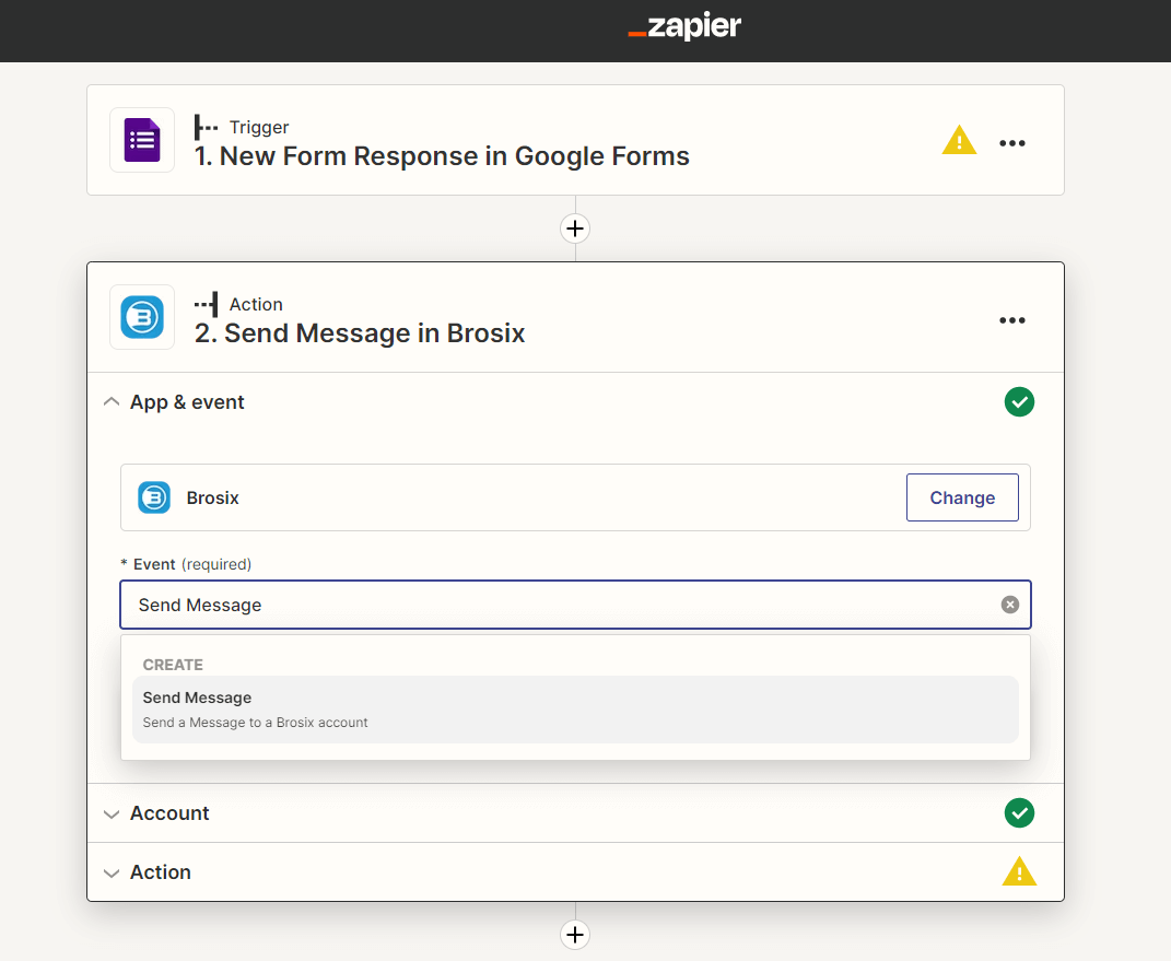 Brosix and Google Forms 1