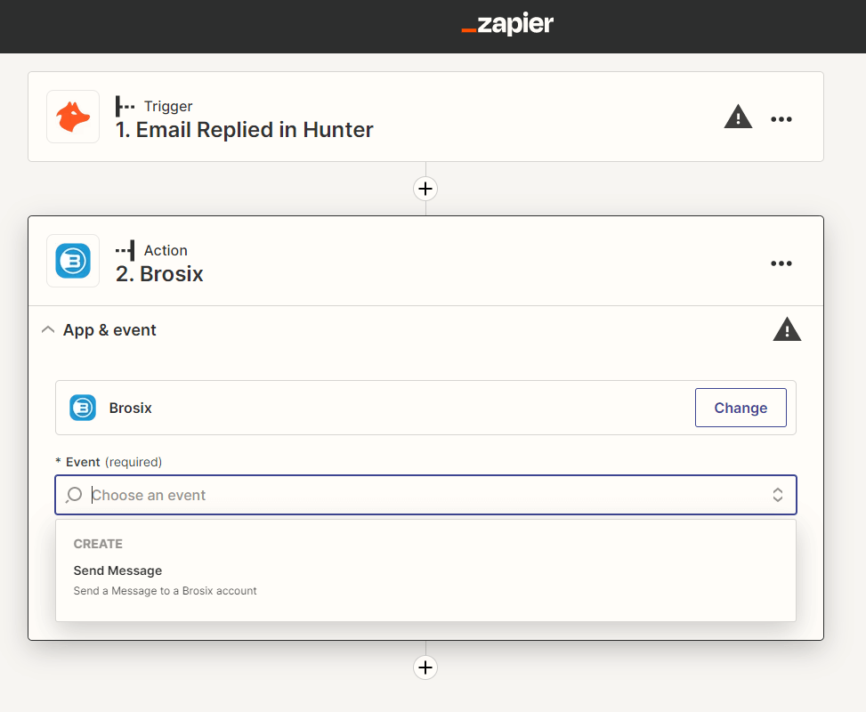 Brosix and Hunter integration 1