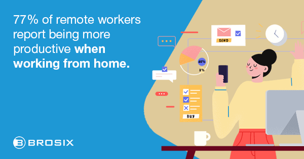 As data indicates workers are being more productive when working from home