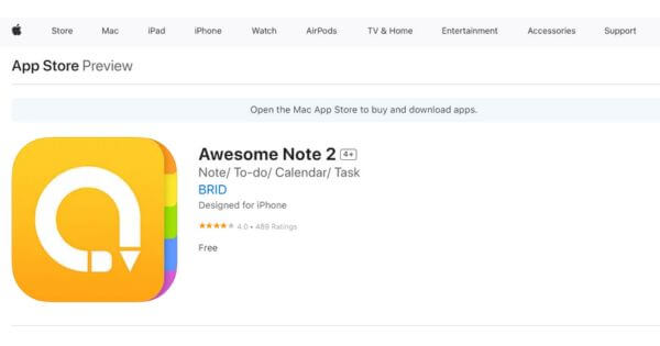 Awesome Note 2
