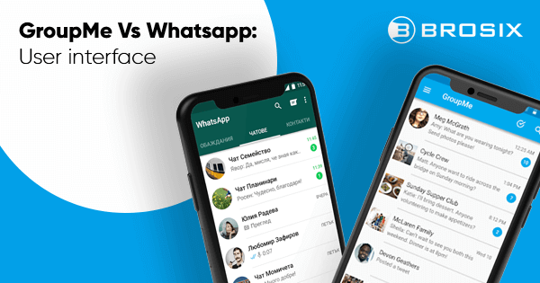 GroupMe vs Whatsapp - User Interface