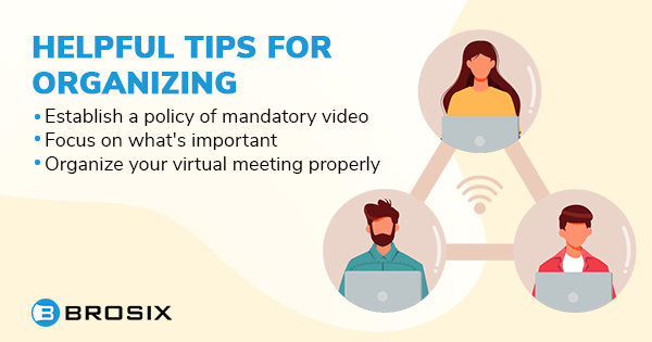 Helpful tips for organizing virtual meetings