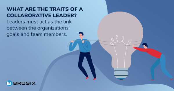What are the traits of a collaborative leader