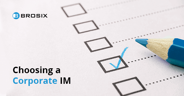 Corporate IM Checklist