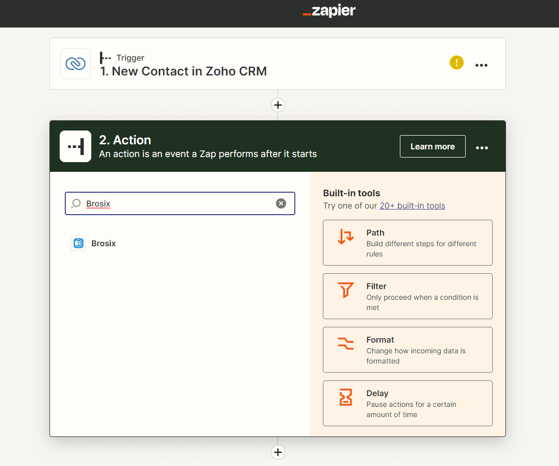 Zoho CRM with Brosix integration 7