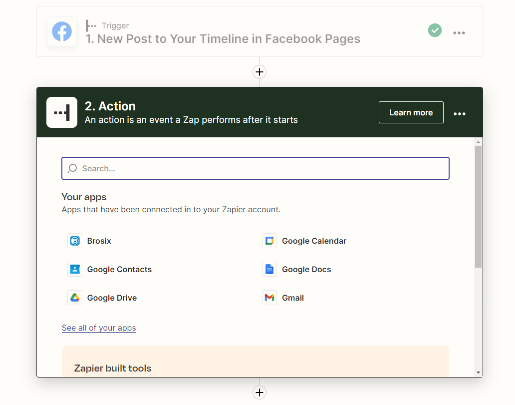 Brosix and Facebook pages 7