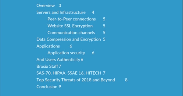 Security overview