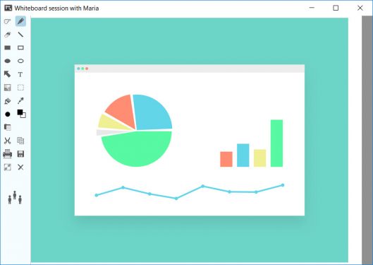 Brosix Virtual Whiteboard